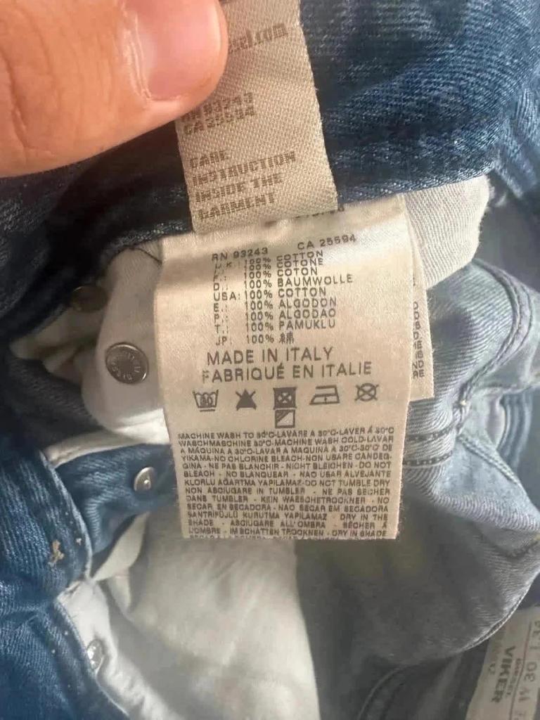 💎 Jean Diesel Viker coupe droite W30 L34 - Made in Italie - 100% Coton 💎