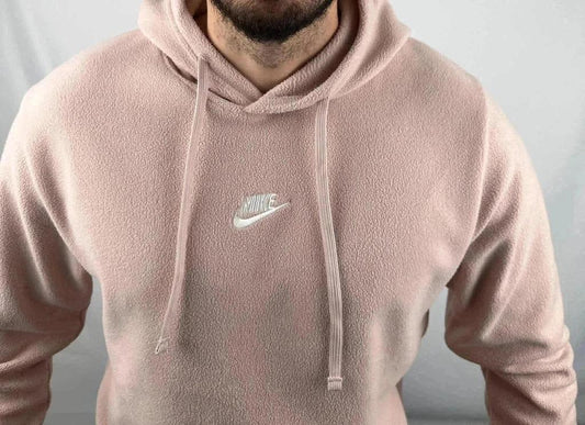 Felpa con Cappuccio Nike Rosa - M