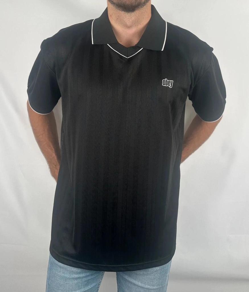 Polo Obey Noir - L