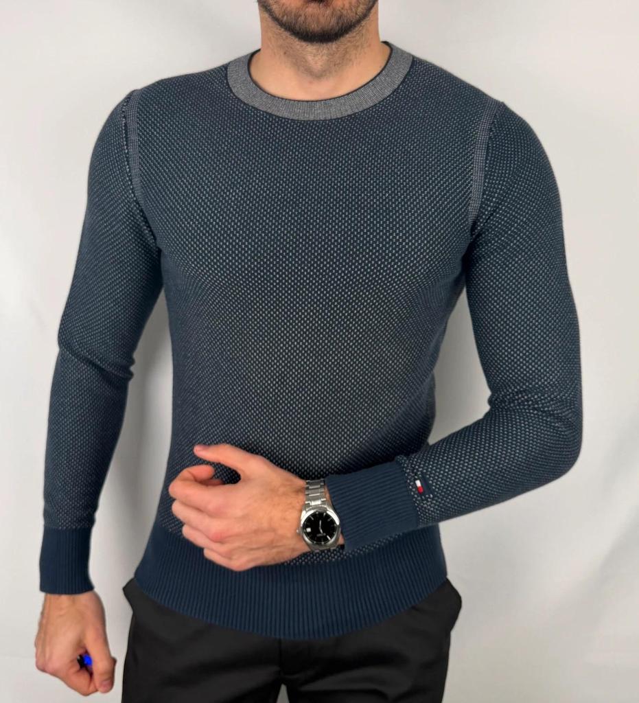 💎 Pull Tommy Hilfiger Marine taille S - 100% Coton 💎