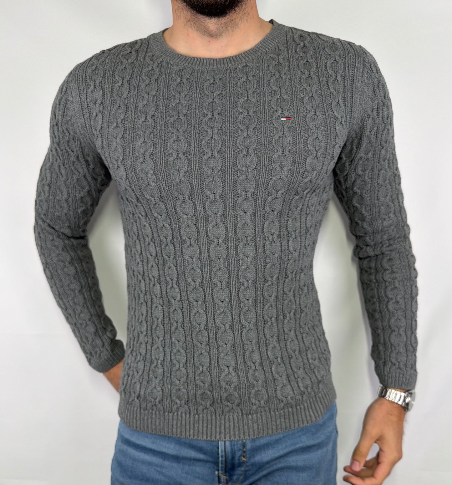 Pull Tommy Hilfiger Torsadé - S