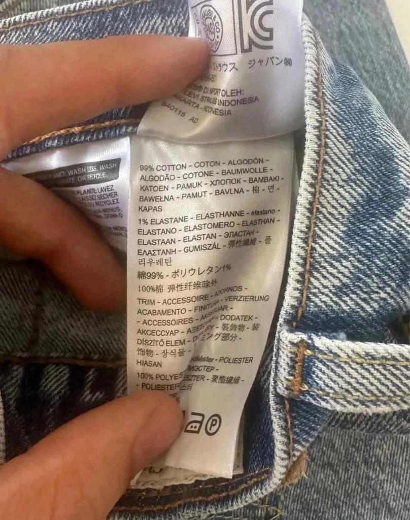 Jean Levi’s 512 avec Liseré W33 L32