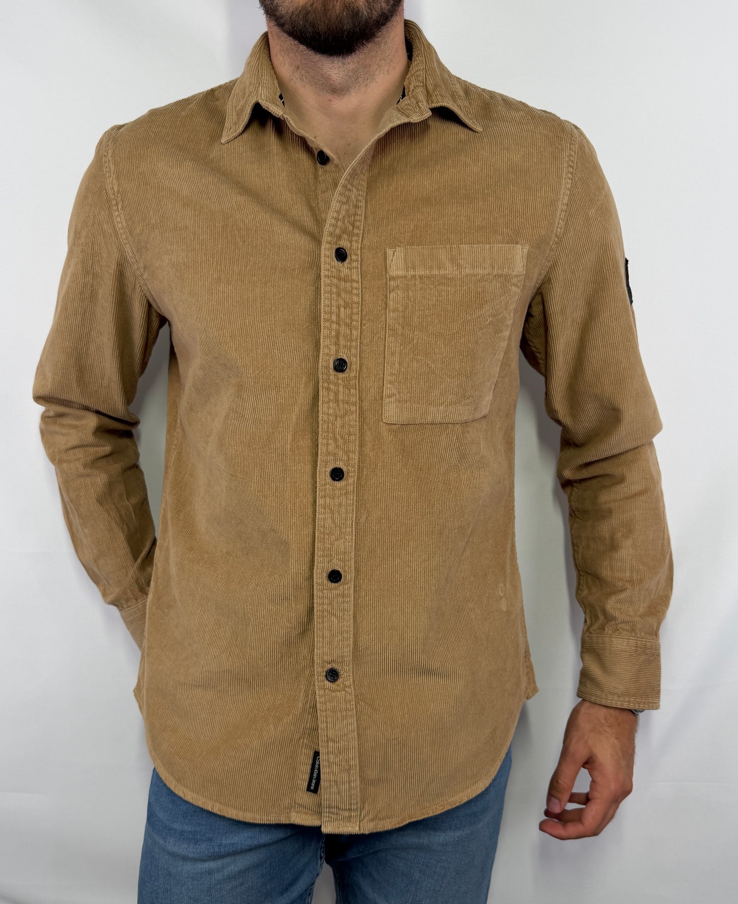Chemise en Velours Calvin Klein - L