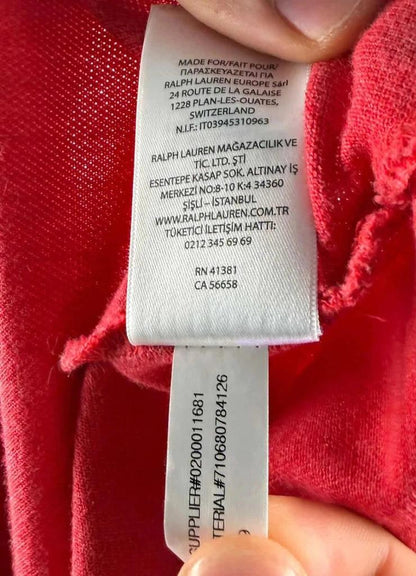 Polo Ralph Lauren Rosso - S