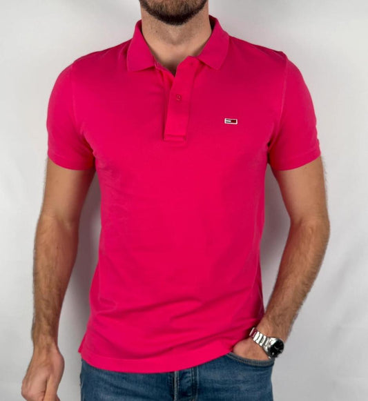 Polo Tommy Jeans Fucsia - M