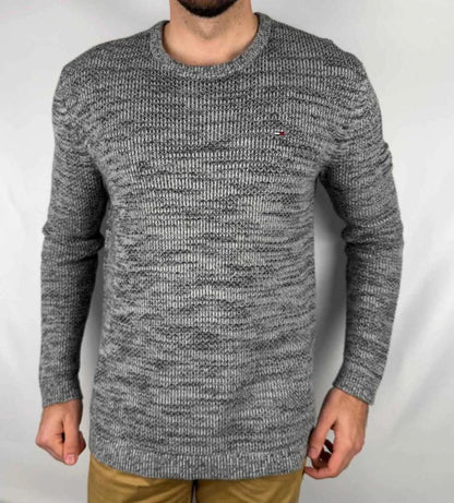 Pull Tommy Jeans Gris Oversize - L
