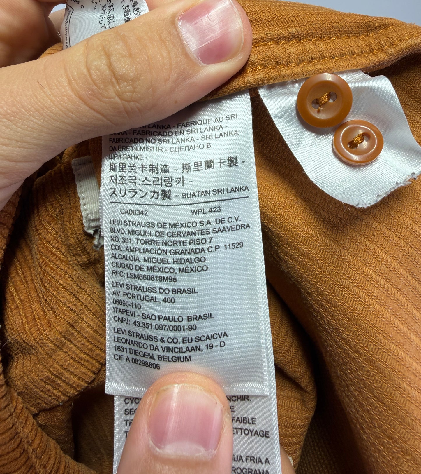 Chemise en velours Levi’s - M