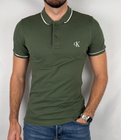Polo Calvin Klein Kaki - M