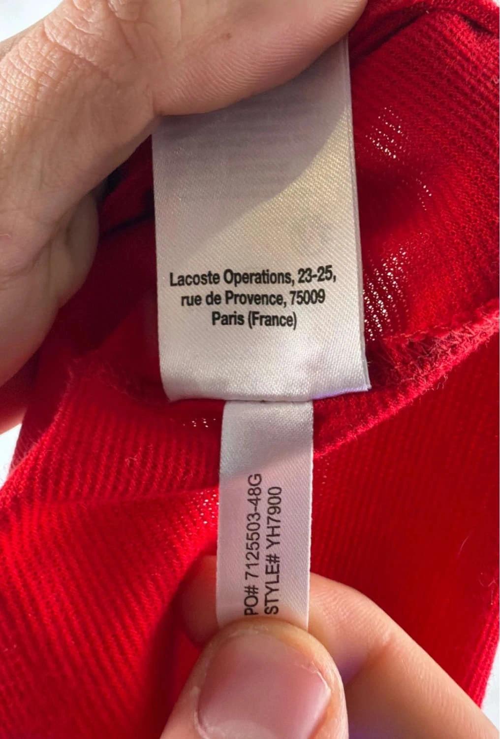 Polo Lacoste Rouge - S