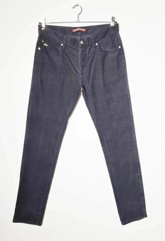 Jean Velours Lacoste Noir W32 L32