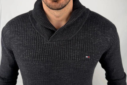 Maglione Tommy Hilfiger Grigio / Nero - L