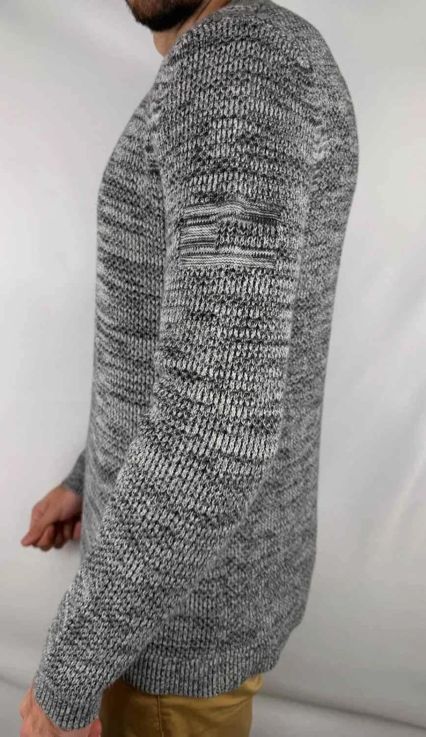 Pull Tommy Jeans Gris Oversize - L