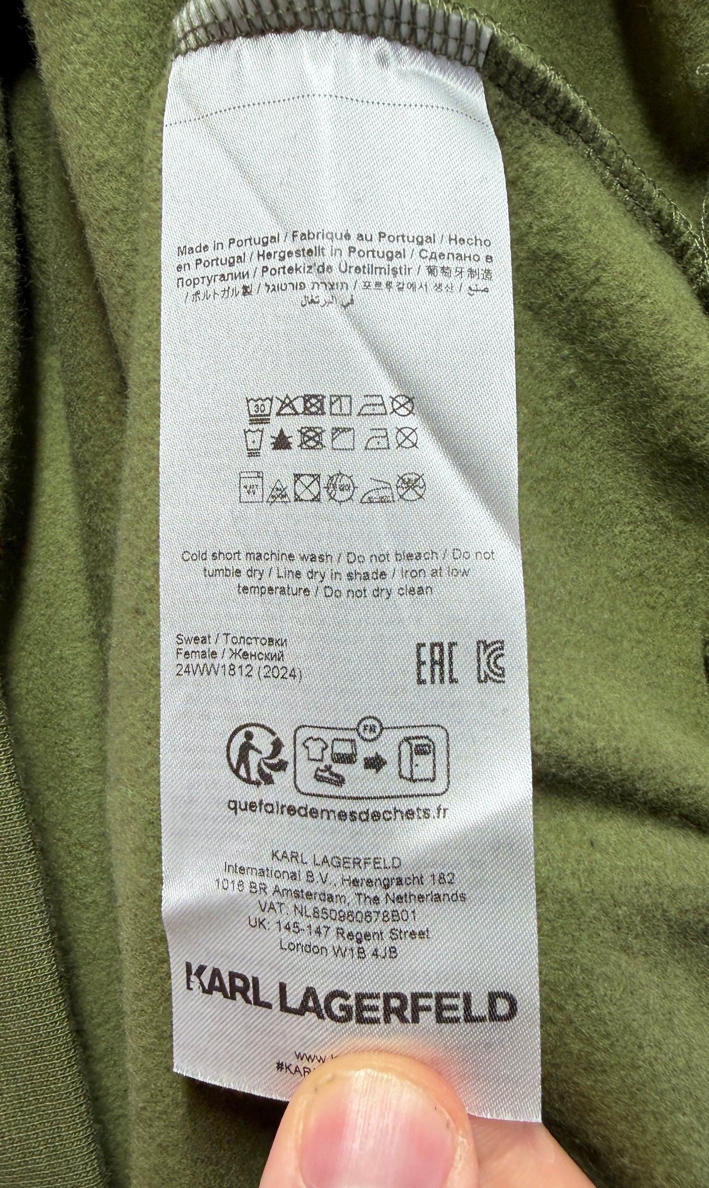Sweat Karl Lagerfeld Neuf - M