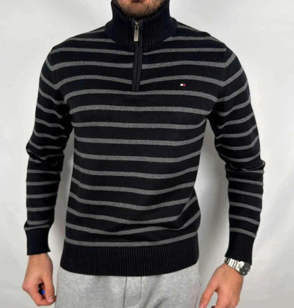 Maglione Tommy Hilfiger Nero e Grigio - S