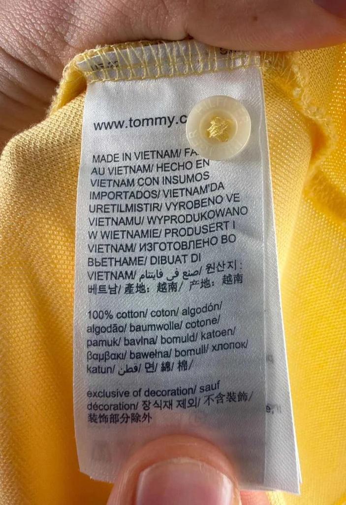 Polo Tommy Hilfiger Jaune - L
