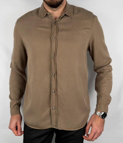 Chemise The Kooples Marron / Kaki - M