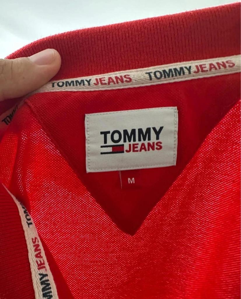 Polo Tommy Jeans Rouge - M