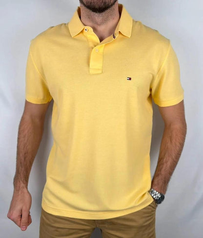 Polo Tommy Hilfiger Jaune - L