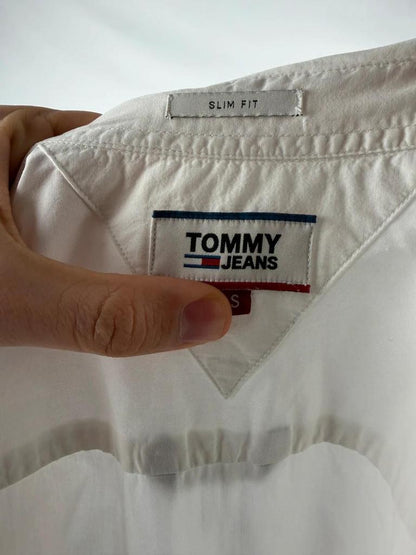 💎 Chemise Tommy Jeans Blanche taille S - 100% Coton 💎