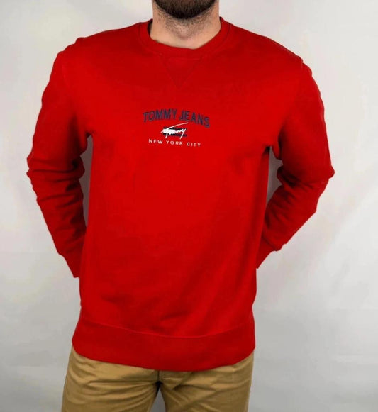 Maglione Tommy Jeans Rosso - M