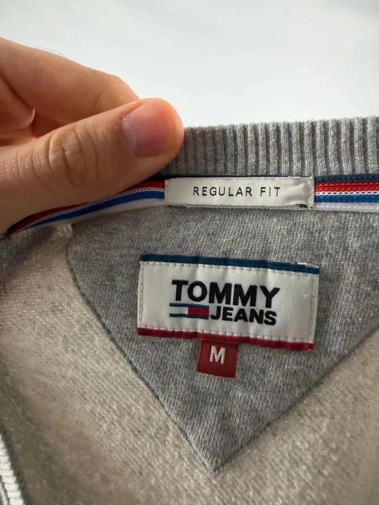 Pull Tommy Jeans Gris - L