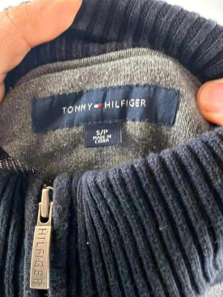 Maglione Tommy Hilfiger Nero e Grigio - S