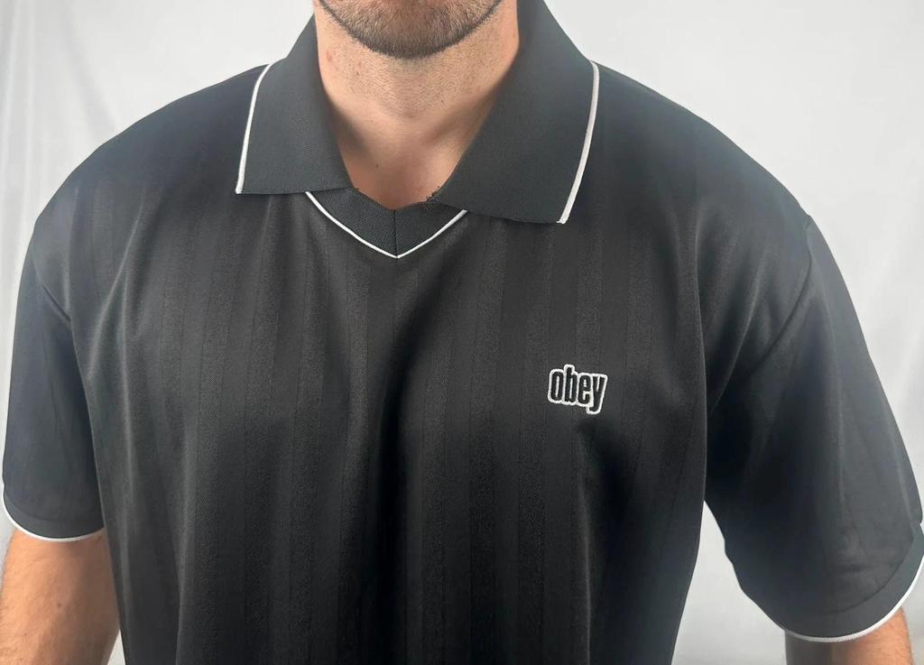 Polo Obey Noir - L