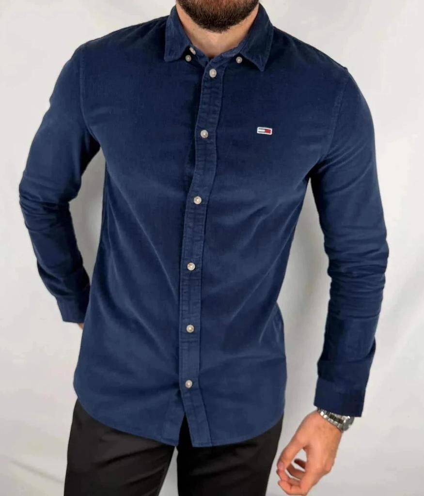 Chemise en Velours Tommy Jeans Marine - S