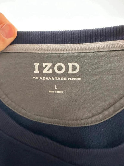 Felpa Izod Blu Marino e Grigio - L