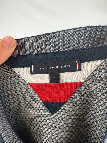 💎 Pull Tommy Hilfiger Marine taille S - 100% Coton 💎