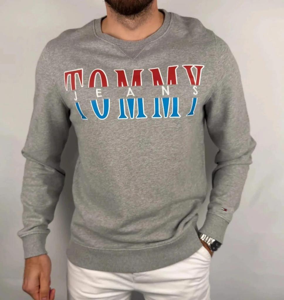 Pull Tommy Jeans Gris - L