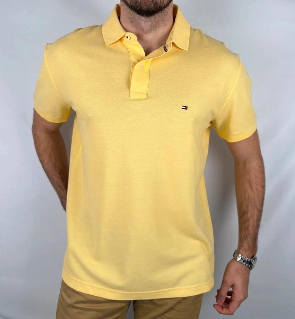 Polo Tommy Hilfiger Jaune - L