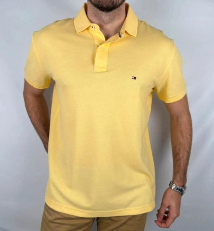 Polo Tommy Hilfiger Jaune - L