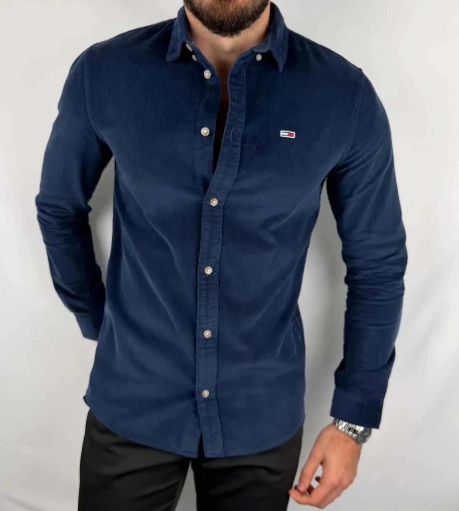 Chemise en Velours Tommy Jeans Marine - S