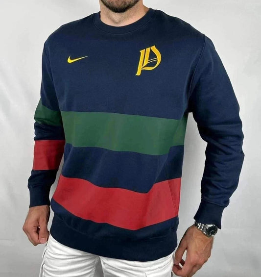 💎 Sweat Nike Portugal - Bleu Vert Rouge - Taille L - Édition Spéciale - Logo Brodé 💎
