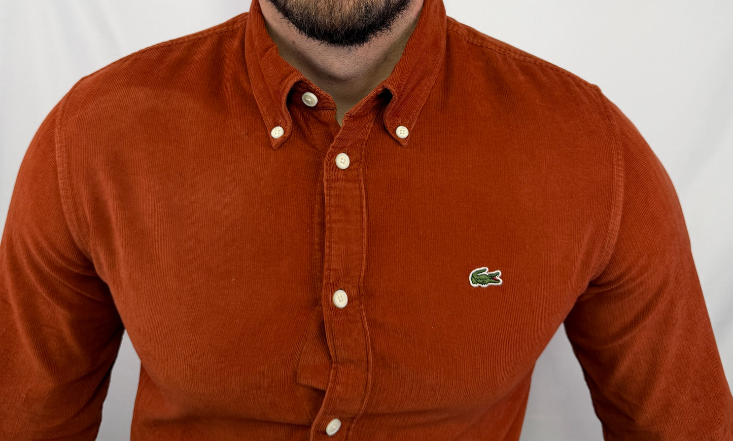 Chemise en velours Lacoste - S