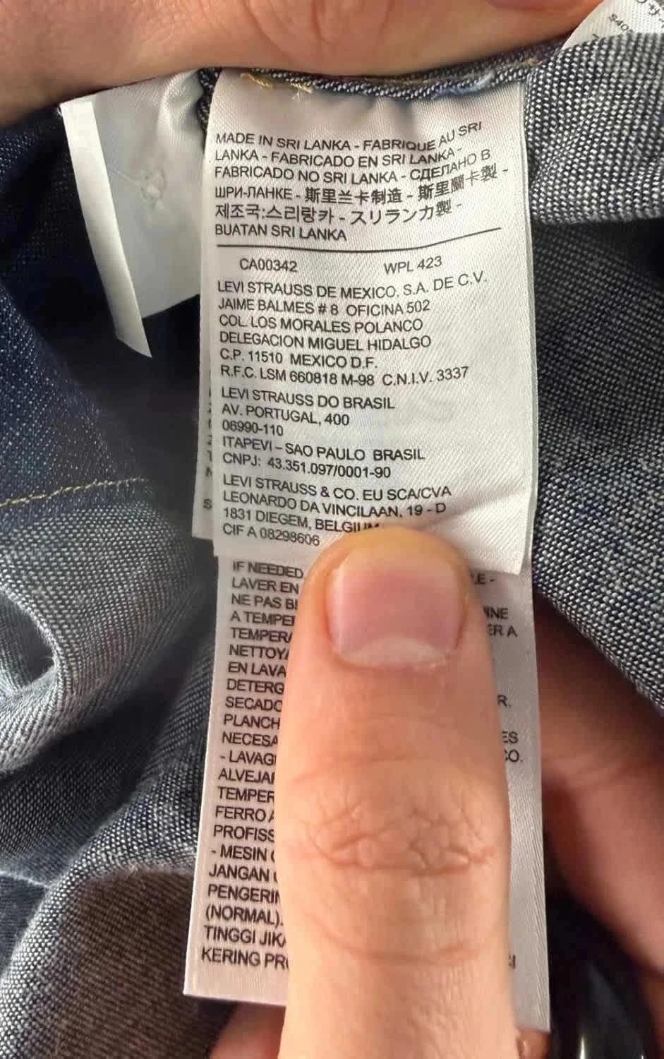 Chemise en Jean Levi’s - S
