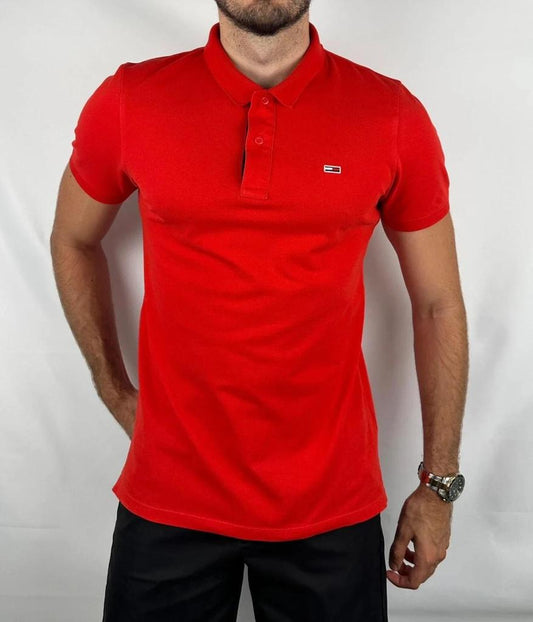 Polo Tommy Jeans Rosso - M