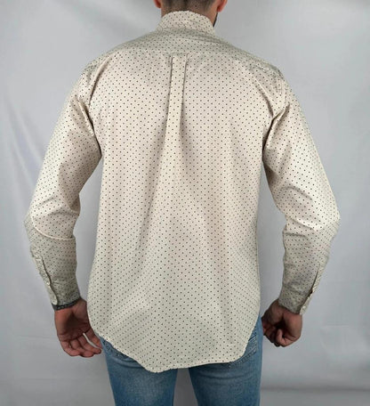 Camicia Obey Bianca a Pois - M