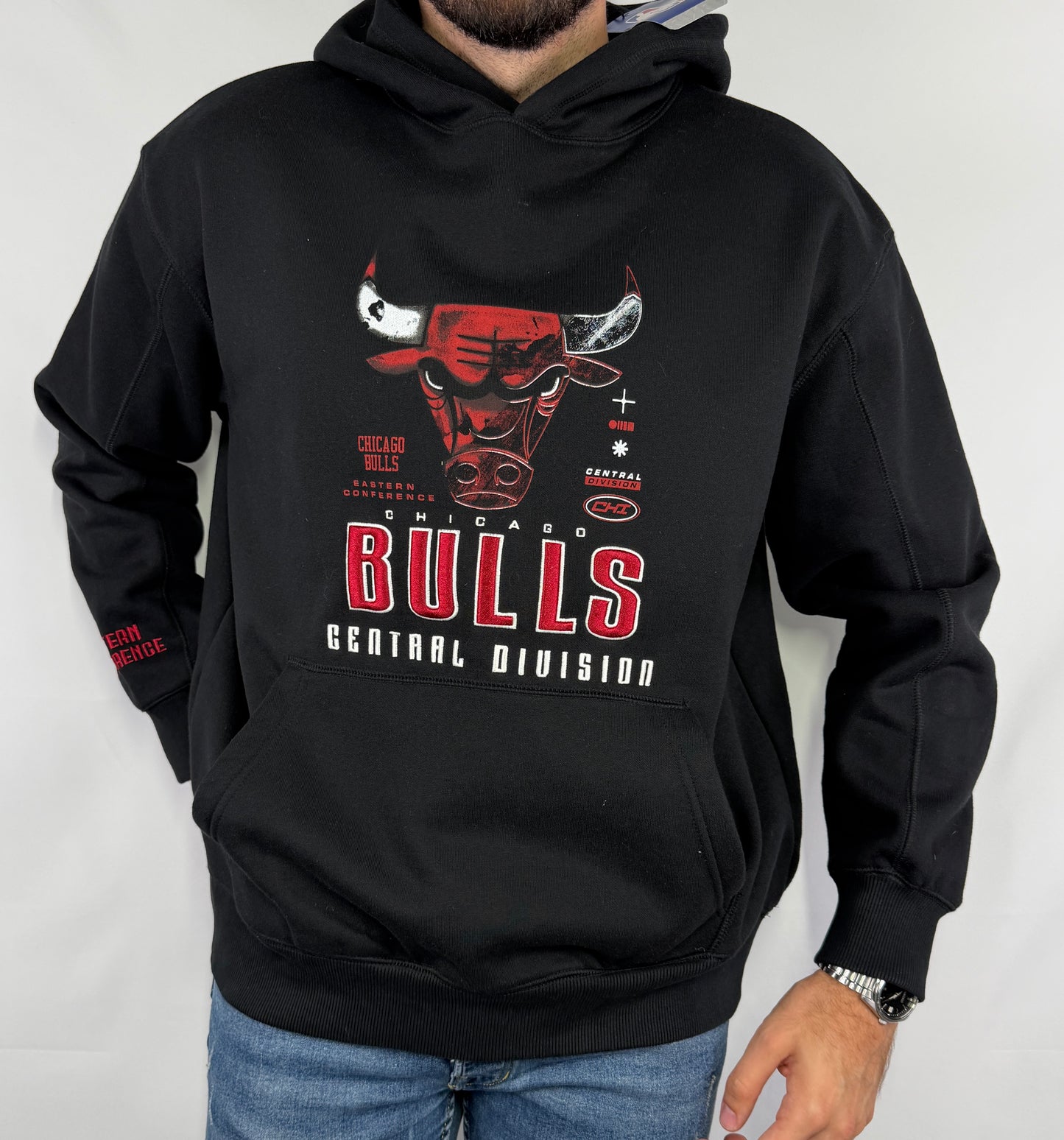 Sweat à Capuche NBA Bulls Neuf - XL