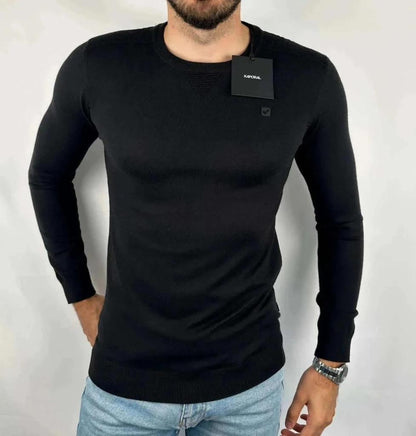 💎 Maglione Kaporal Nero Girocollo taglia S Nuovo - Acrilico / Poliestere / Nylon / Viscosa 💎