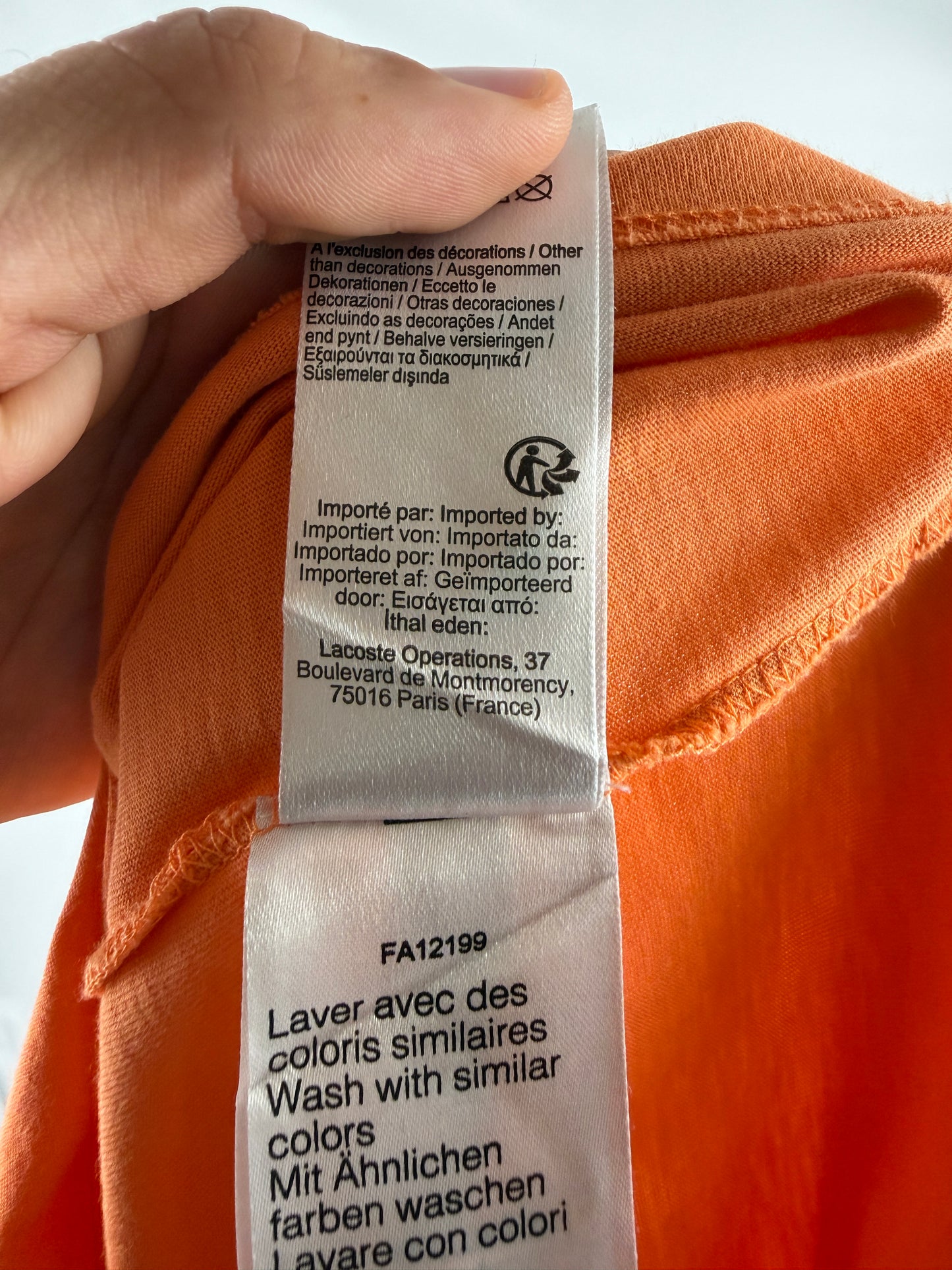 Tee Shirt Lacoste - XS
