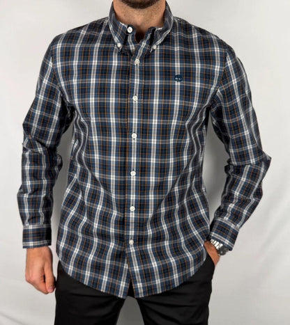 💎 Chemise à Carreaux Timberland taille M - Coton et Élasthanne 💎