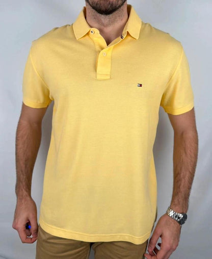 Polo Tommy Hilfiger Jaune - L