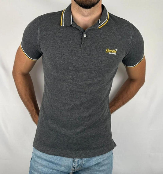 Polo Superdry Gris - S