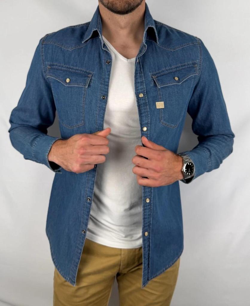 Chemise en jean G-star - S