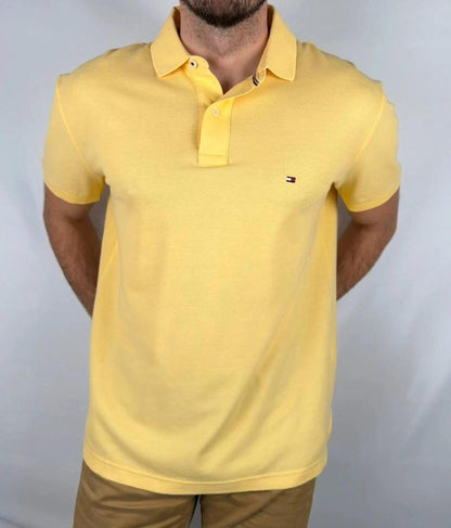 Polo Tommy Hilfiger Jaune - L