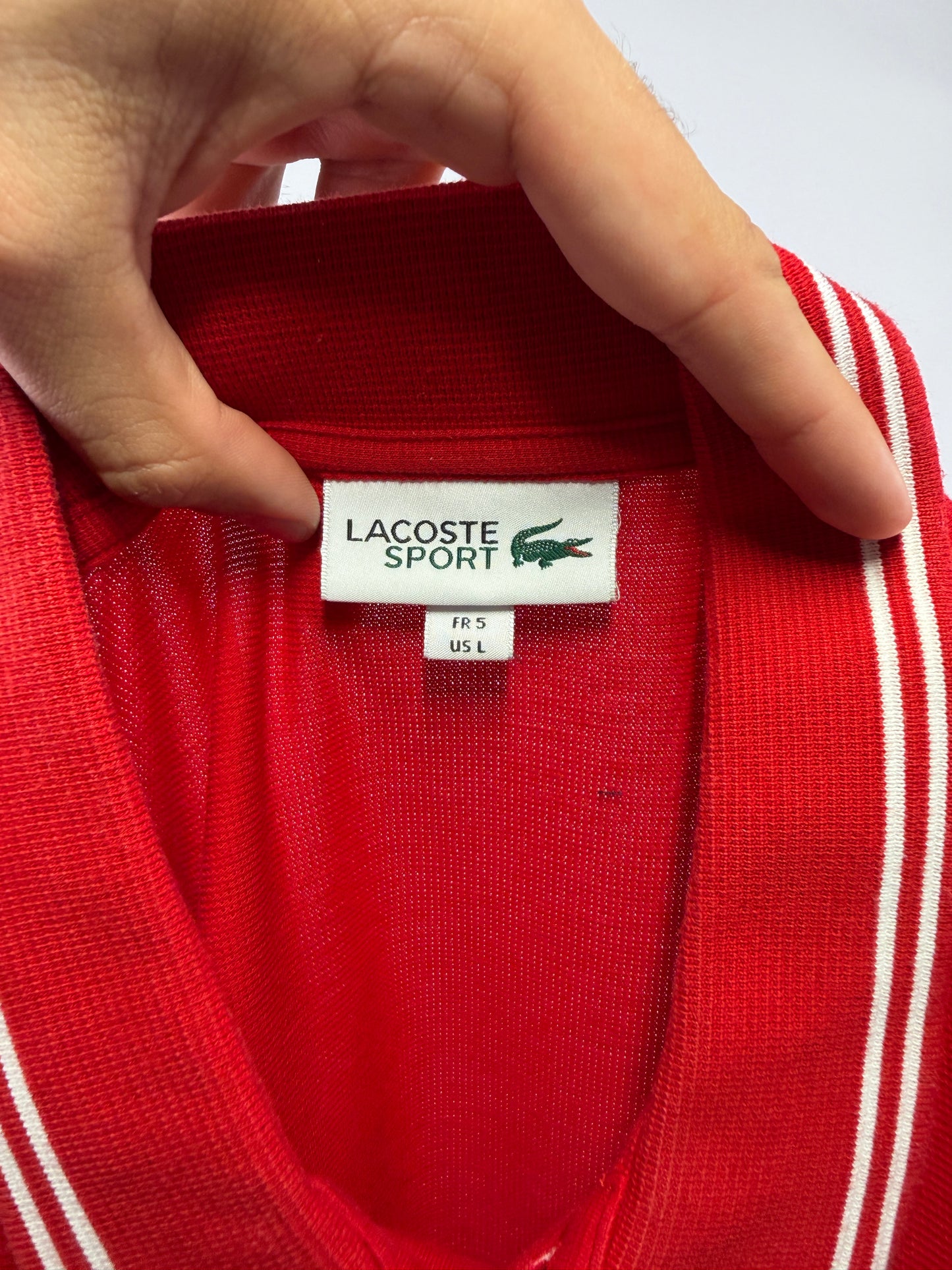 Polo Lacoste Rouge - L