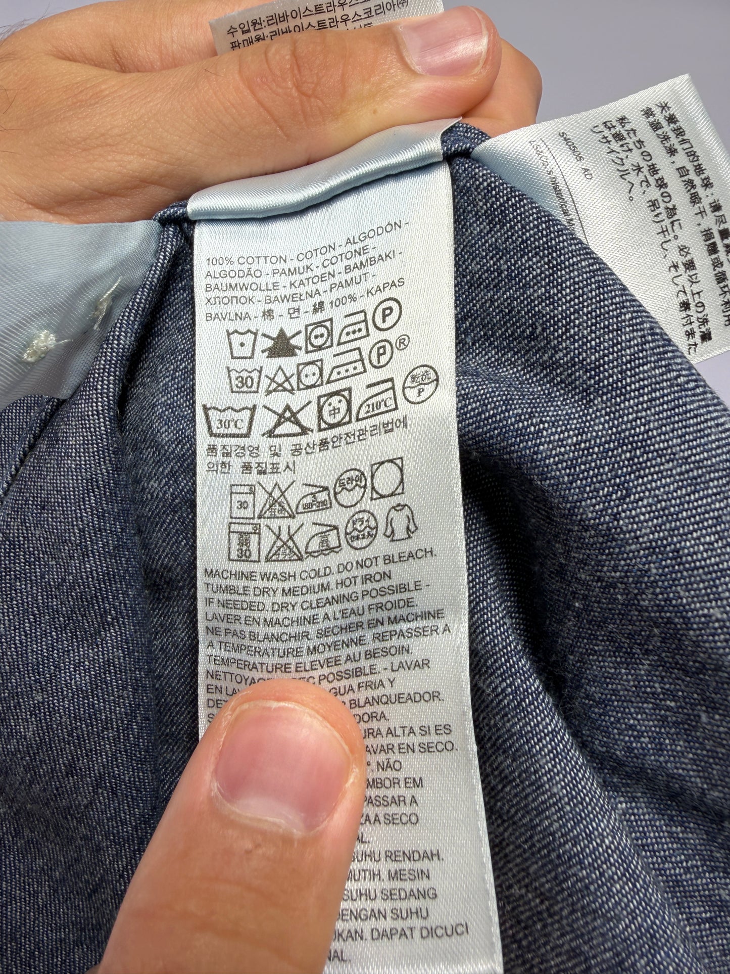 Chemise en Jean Levi’s - M