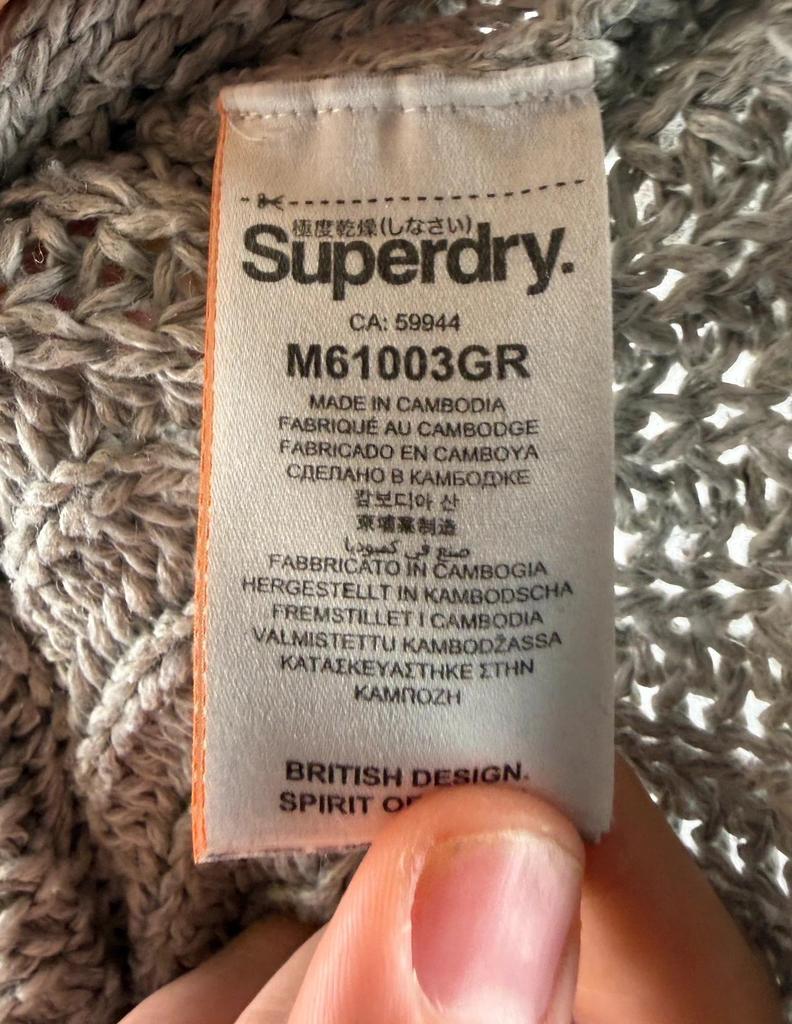 Pull Superdry Épais Gris - L